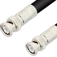 Kabel Jumoer RG8 Belden9913 50ohm BNC Male ke BNC Male Panjang Kabel 7 Meter