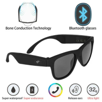 Bone Conduction Earphone Glasses Smart Sunglasses Bluetooth Headphones Sport Wireless Stereo Music Sunglasses Sports Headphone