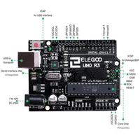 ELEGOO UNO Project Super Starter Kit with Tutorial and UNO R3 Compatible with Arduino IDE DIY Electronic Kit