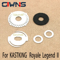 For KASTKING Royale Legend II Drag Clicker Drum wheel Soft Sound Gasket Baitcast Reel Modification Fishing Wheel Accessories