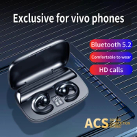 Bluetooth headset is suitable for vivo mobile phone x100 x90 new x80 high-quality s17 sports y78 wireless headset vivo.