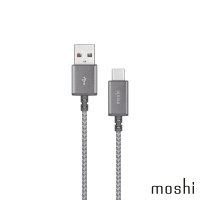 【moshi】Integra 強韌系列 USB-C to USB-A 耐用充電/傳輸編織線（0.25 M）