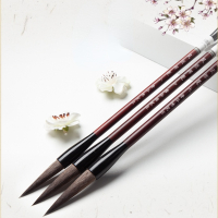 Mouse Whisker Lian Brush Set Running Regular Script Calligraphy Brush Pen Cursive Script Chinese Painting Brush Pen