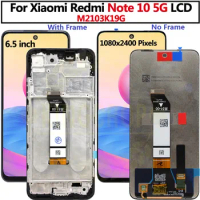 Original 6.5" For Xiaomi Redmi Note 10 5G LCD with frame Dispaly Touch Digitizer Screen Assembly For redmi note10 5G display