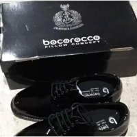 Sepatu PDH Model Bocorocco Hitam Pria Jatah TNI AL - AD