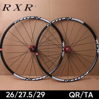 RXR Mountain Bicycle Wheels Rim MTB Bike Wheelset 26 27 5 29 in Carbon Hub Aluminum Alloy Bike Wheel Set Disc Brake Bicycle Part