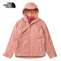 【The North Face】北面女款粉色防水透氣三合一外套|7WAI5G2