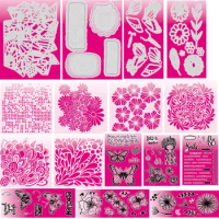 New Flower Clear Stamp Cutting Die Stencil Mask Stencil Transparent Seal For DIY Scrapbooking/Card Making A5063