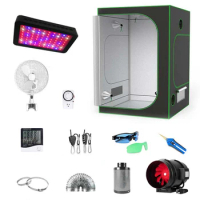 2023 Factory Wholesale Price 600D Hydroponic Growing Systems Greenhouse Grow Tent Kit