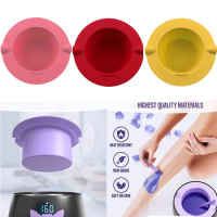 1Pc Beauty Wax Heater Pot​ Melting Bowl ​Reusable Soft Silicone Heat Resistant Inner Accessory For Hair Remover
