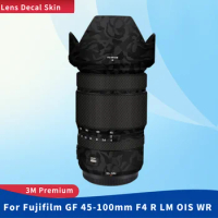 For Fujifilm GF 45-100mm F4 R LM OIS WR Decal Skin Vinyl Wrap Film Camera Lens Body Protective Sticker Protector Coat GF45100