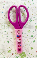 【震撼精品百貨】Hello Kitty 凱蒂貓~HELLO KITTY-安全剪刀附蓋-蝴蝶*23404