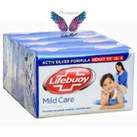 (Paket isi 5 Pcs) Sabun Batang Lifebuoy 60gr Lifebuoy Sabun Batang 60g Isi 5 / Sabun Lifebuoy Total 