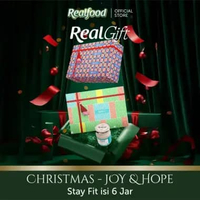 [RealGift] Realfood Christmas Hampers l Stay Fit 6 Jar | Hampers Christmas | Hampers Natal HOPE