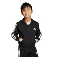 Essentials Full-Zip Hoodie เสื้อแจ็คเก็ตเด็ก สีดำ