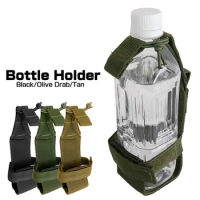 Tactical Water Bottle Holder Molle Belt Bottle Carrier Military Outdoor Travel Camping Hiking Hunting Canteen Kettle Waist Pouch