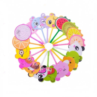 Alat tulis kipas/ pen kipas / pulpen kipas / pen karakter / pen buah / pulpen motif hewan animal / p