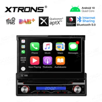 7" Android 10.0 OS 1 Din Car DVD Multimedia System Player One Din Car GPS Single Din Car Radio with Split-Screen Mode Support