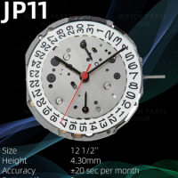 New Genuine Miyota JP11 Watch Movement Citizen Original Quartz Mouvement Automatic Movement Watch Parts
