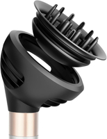 Wave Curl Diffuser Attachment for Airwrap, Upgraded Hair Diffuser Nozzle Dome and Diffuse Modes to D