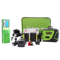 New 12 Line 3D laser level 360 Vertical And Horizontal Laser Level Self-leveling Cross Line with outdoor Receiver