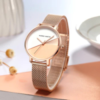 Minimalist Design Women Watch Simple Luxury Geneva Brand Wrist Seiko Movt Lady Clock Ins Style Outdoor Stainless Steel Time