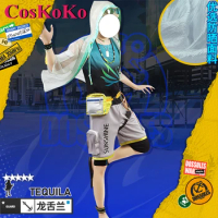 【Customized】CosKoKo Tequila Cosplay Anime Game Arknights Costume Summer Holiday Uniform Halloween Pa