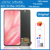 6.39" Original Display Replacement For Vivo X27 / S1 Pro LCD Touch Screen Digitizer Assembly For Vivo V15 Pro 1818 LCD Display