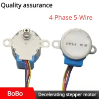 4-Phase 5-Wire DC Gear Stepper Motor 5V 24BYJ48 Reduction Motor Ratio 64:1 for Single Chip Microcomputer/Camera Monitoring