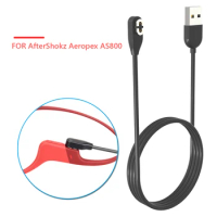 For After Shokz Aeropex AS800 Headphone Magnetic Charging Cable 60/100CM USB Charger Bone Conduction Headphone Charging Cable