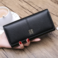 長皮夾 錢包 卡包（女）錢包卡包一體包女士2023新款時尚簡約多功能長款手拿皮夾大容量薄『cyd19740』