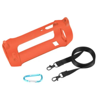 Silicone Case Cover With Strap Carabiner For JBL Pulse 4 Bluetooth Speaker