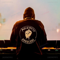Fashion Angerfist Men Hoodies HARDCORE TECHNO MAINSAM GABBA New 2025 Summer Hot-Selling Cotton Short