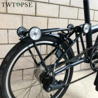 TWTOPSE Bike British Flag Easy Wheel For Brompton Folding Bike Bicycle Titanium Bolt Easywheel CNC AL7075 Bike 3SIXTY PIKES Part
