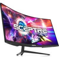 Sceptre 34-Inch Curved Ultrawide WQHD Monitor 3440 x 1440 R1500 up to 165Hz DisplayPort