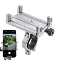 Bike Phone Holder 360 Degree Universal Bicycle Phone Holder For 2.3-3.4 Inch Wide Mobile Phone Stand Shockproof Bracket GPS Clip