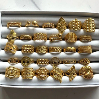 Cincin Koin 91 Lapis Emas Asli - Model Terbaru