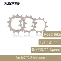 1pcs Bicycle Cassette Cog Road Bike MTB 8 9 10 11 Speed 11T 12T 13T Freewheel Parts for ZTTO K7 Cassette