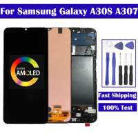 For Samsung Galaxy A30S LCD A307FN A307G SM-A307F A307F LCD Display With Touch Screen Digitizer Assembly For Samsung A30S LCD