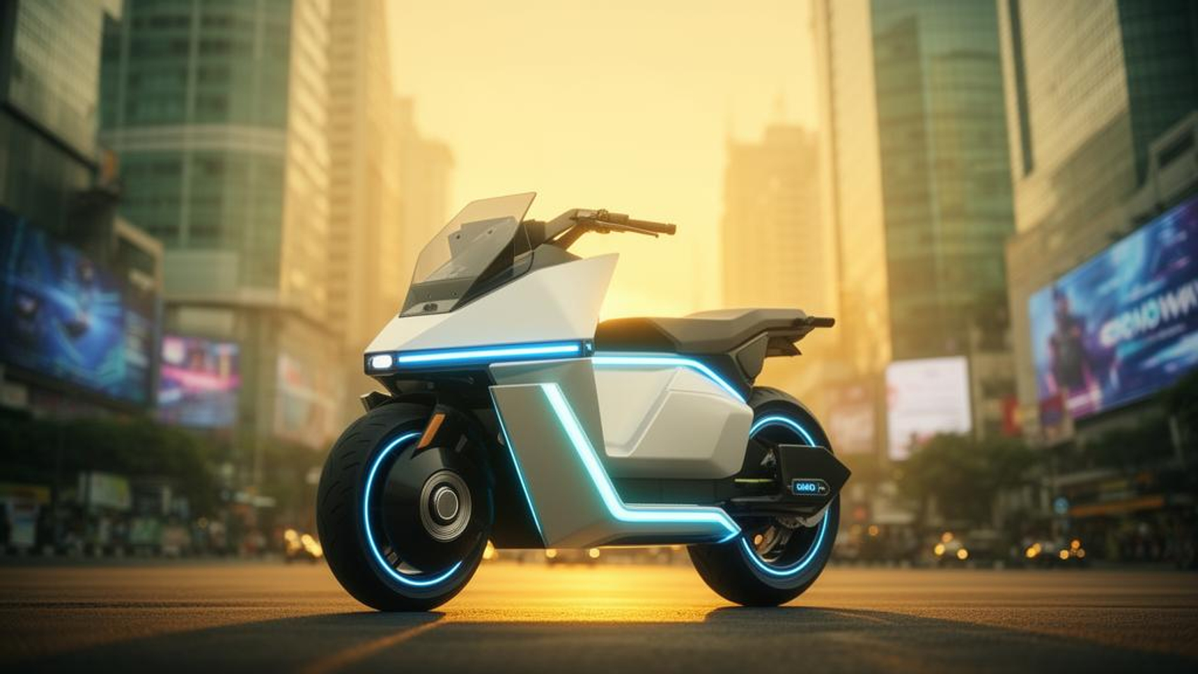 OMOWAY】世界初の量産型自立式電動バイク「OMO X」を発表 — BigGo