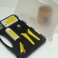 BESTIR taiwan high quality network test tool set with crimping plier cable tester NO.92201 freeshipping