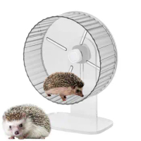 Hamster Silent Wheel Quiet Spinner Small Animals Exercise Wheels Super Quiet Hedgehog Acrylic Silent Spin With Height Adjustable