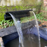 Waterfall Tabung Portable Kolam Ikan