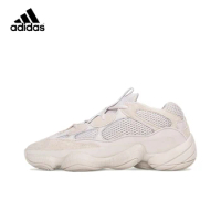 Original Adidas Yeezy 500 "Blush" White Color Men's and Women's Unisex Casual Classic Running Retro Sneakers Shoes DB2908