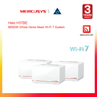 Mercusys Halo H37BE BE6500 Whole Home Mesh Wi-Fi 7 System 2 Pack 3 Pack