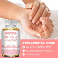 Mulittea Biotin with Collagen Biotin dengan suplemen protein kolagen 120pcs