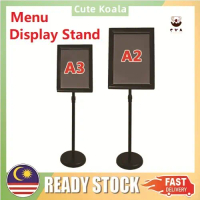 A2/A3 Size Poster Sign Notice Menu Holder Display Stand Advertisement Adjustable Height Metal displa