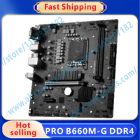 PRO B660M-G DDR4 LGA1700 Motherboard B660 2xDDR4 64GB PCIe 4.0 2x M.2 M-ATX