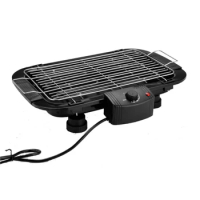 2000W Easily Cleaned Electric BBQ Grill Smokeless Electric Grill Adjustable Height Barbecue Grill