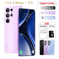S24 Ultra + Smart Phone Telephone 4G/5G Original Android13 7.3 Inch HD Full Screen Face ID 22GB+2TB Mobile Phones Global Version
